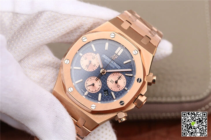 Audemars Piguet Royal Oak Chronograph 26331OR.OO.1220OR.01 OM Factory 1:1 Best Edition Replica Watch Blue Dial